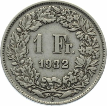 1 Franken 1932 B